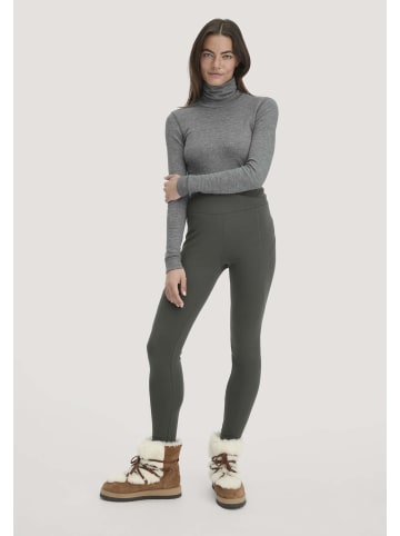 Hessnatur Leggings High Waist in tannengrün