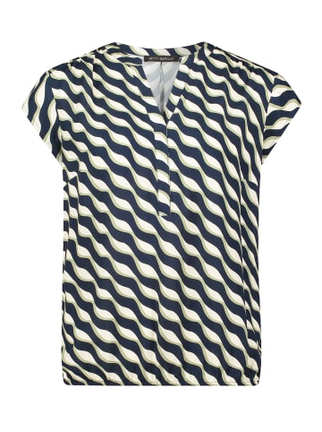 Betty Barclay Schlupfbluse kurzarm in Dark Blue/Green