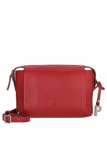 PICARD Bali - Schultertasche 22 cm Rindleder in rot