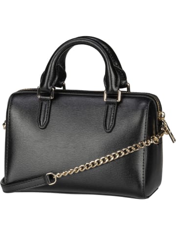 DKNY Handtasche Paige Sutton Leather SM Duffle in Black/Gold