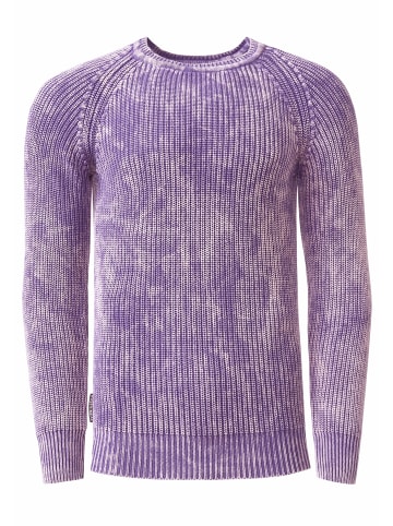 Rusty Neal Verwaschener Strickpullover im Vintage Look in Lila