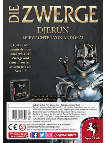 Pegasus Spiele Die Zwerge Charakterpack: Djerun