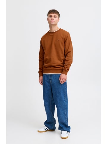 !SOLID Rundhalspullover SDNOOAM in Braun