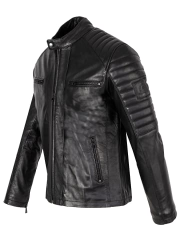 Rock Creek Lederjacke in Schwarz