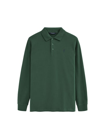 Polo Club Poloshirt MAN RIGBY GO POLO LS IO LONG SLEEVE REGULAR FIT in Flaschengrün