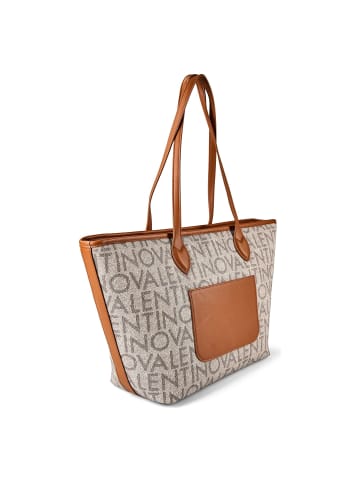 Valentino Logo Shopper Tasche 50 cm in beig-natur