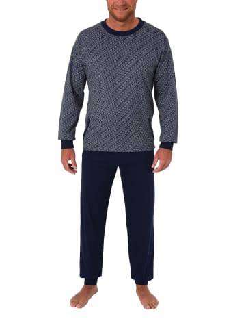 NORMANN Pflegeoverall langarm diagonalen Reissverschluss - 21534 in navy