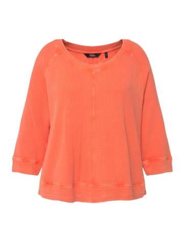 Ulla Popken Sweatshirt in mandarine