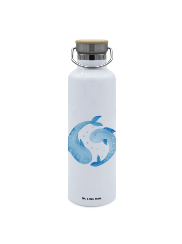 Mr. & Mrs. Panda große wasserflasche Sternzeichen Fische ohne Sp... in Weiß