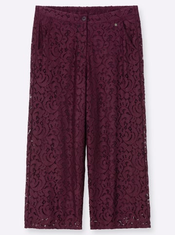 sheego Hose in burgund