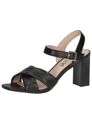 Caprice Sandalette in BLACK SOFTNAP.