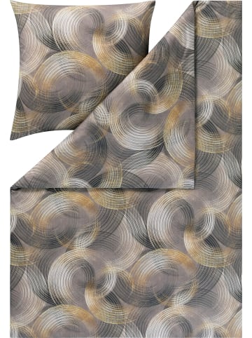 Estella Mako-Interlock-Jersey Bettwäsche in anthrazit