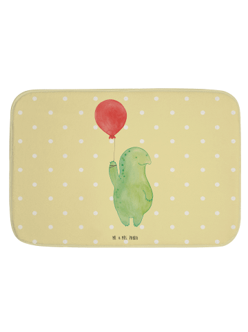 Mr. & Mrs. Panda duschmatten Schildkröte Luftballon ohne Spruch in Gelb Pastell