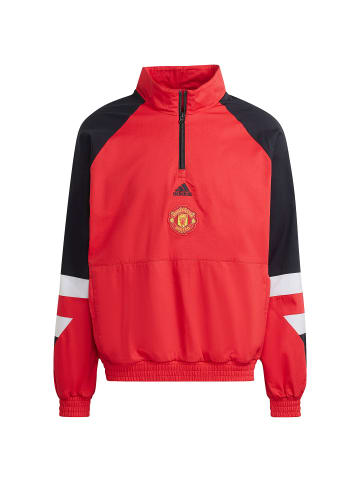 adidas Performance Übergangsjacke Manchester United Icon in rot / schwarz