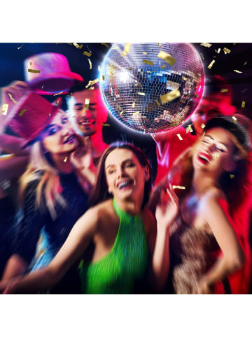 relaxdays Discokugel in Champagner - Ø 40 cm