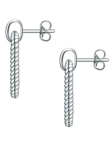 Lulu & Jane Ohrringe aus Sterling Silber Diamant in silber