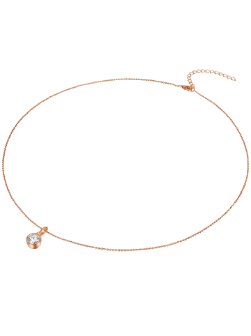 Rafaela Donata Kette mit Anhänger Sterling Silber roségold Zirkonia weiß in roségold