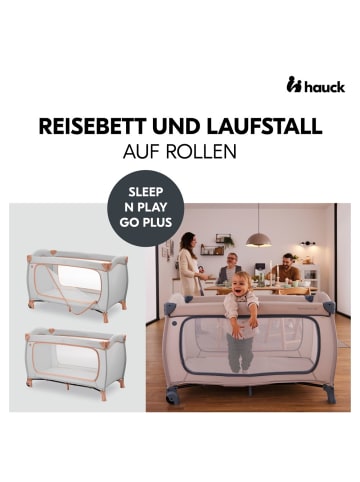 Hauck Reisebett Sleep N Play Go Plus (mit Rollen in grau