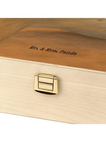 Mr. & Mrs. Panda Teebox Robbe Lachen Design ohne Spruch in Weiß