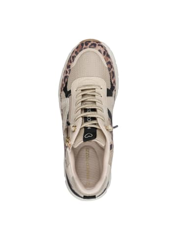 Marco Tozzi Sportliche Schnürschuhe in Beige