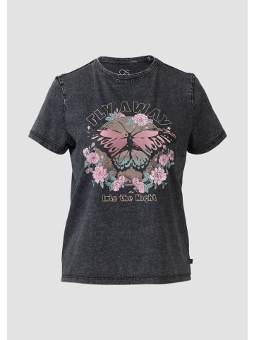 QS T-Shirt in 99D0_schwarz