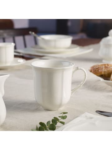 Villeroy & Boch 6er Set Henkelbecher Manoir 300 ml in weiß