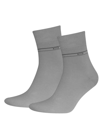 Sympatico Kurzsocken 2er-Pack S43096 in mittelgrau (03)