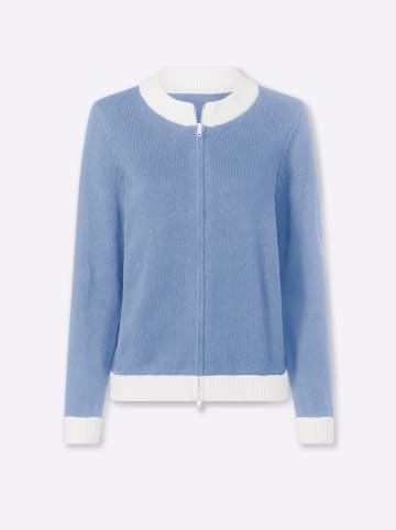 Heine Strickjacke in bleu-ecru