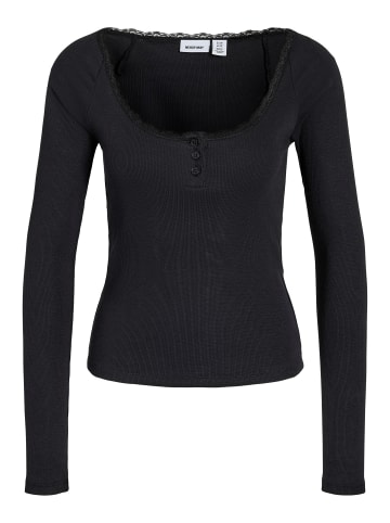 Noisy may Oberteil mit langen Ärmeln in Black1