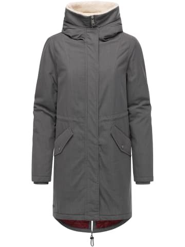 ragwear Wintermantel Coogle YOUMODO in Stone Grey