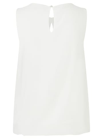 More & More feminines Chiffon-Blusentop in off white