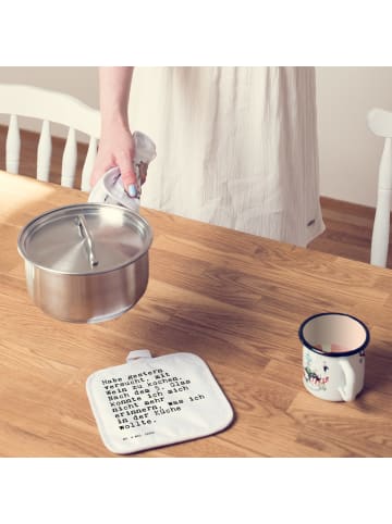 Mr. & Mrs. Panda topfhalter Habe gestern versucht, mit... mit Sp... in Weiß