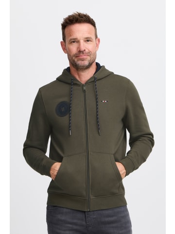 FQ1924 Sweatjacke FQWILLIAM ziphoodie sweat in Grün
