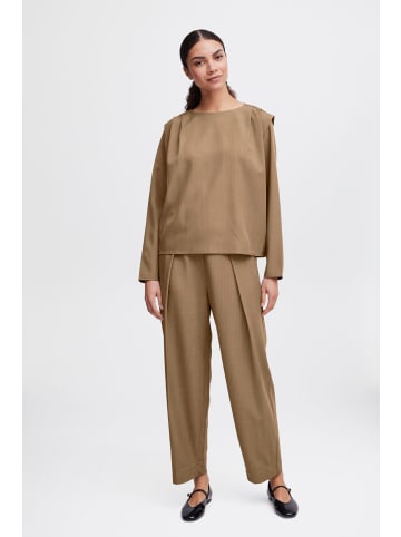 b. young BYMMMIDDE BLOUSE - loose fit in Walnut Melange