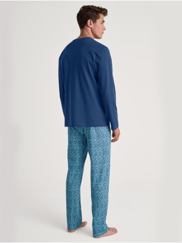 Calida Pyjama in pottery blue