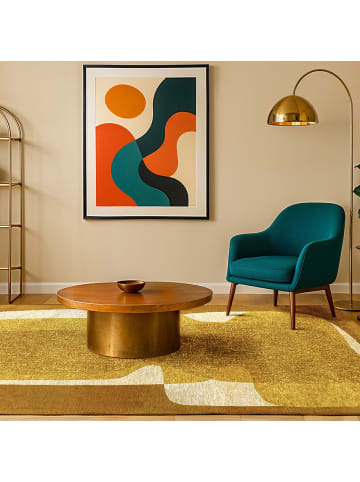 lola & moi Teppich Curry in gelb