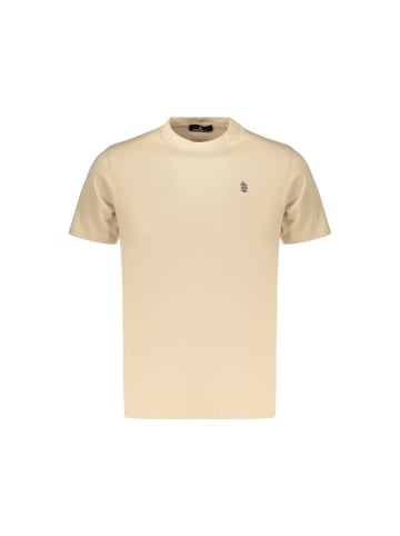 Marina Yachting Beige Herren T-Shirt aus Baumwolle