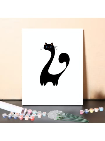 ARTNANAS DIY Malen nach Zahlen Set-"Lucky Katze" 