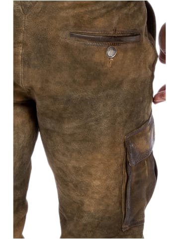 MADDOX Lederhose LUCKI in braun