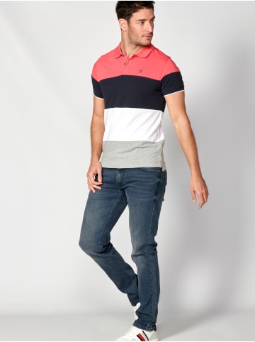 KOROSHI Kurzarm-Polo in rosa