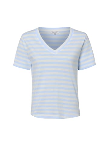 Marie Lund T-Shirt in weiß hellblau - 0002