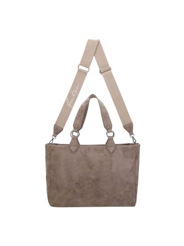 Fritzi aus Preußen Izzy Vintage Shopper Tasche 42 cm in old wood