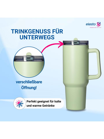 elasto Vakuumbecher "Tampa" in grün - 1200 ml