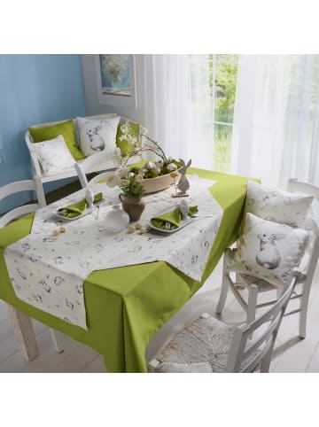 Erwin Müller Baumwollmischung Mitteldecke in weiß