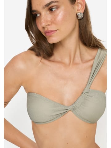 LSCN BY LASCANA Bandeau-Bikini-Top in sage grey