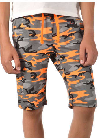 BEZLIT Kurze Hose in Orange Camouflage - Camouflage
