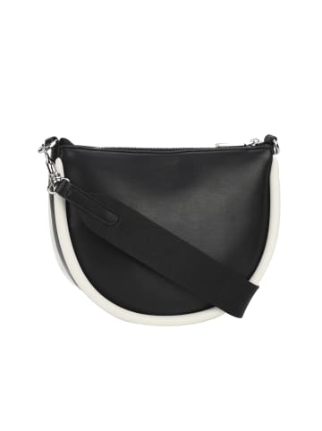 Joop Jeans Schultertasche 'Curve Dawn in Schwarz 24,00 x 18,00 x 9,00 cm'