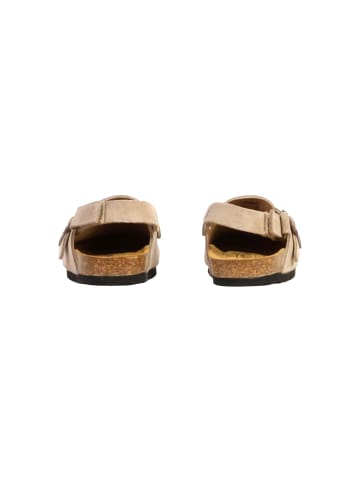 Xti Leder-Pantoletten für Kinder „Plakton Blogg“ Beige