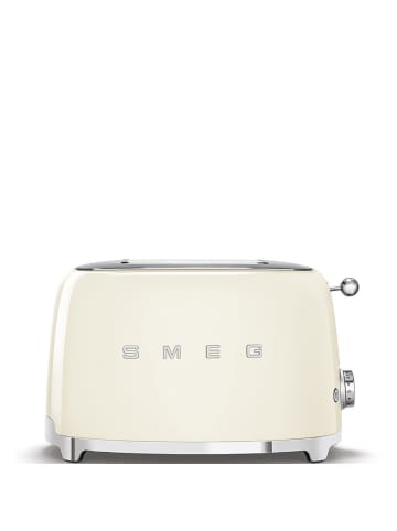 Smeg 2-Schlitz-Toaster 50's Retro Style in Creme