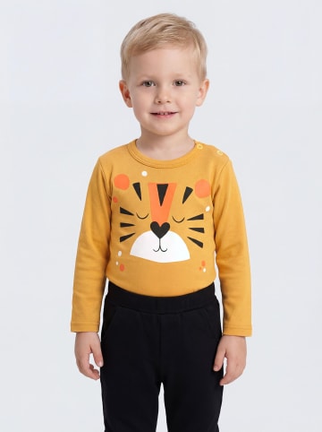 TupTam Jungen Baby Body Langarm 5er Pack in blau/gelb